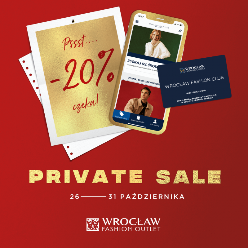 Czas na Private Sale we Wrocaw Fashion Outlet