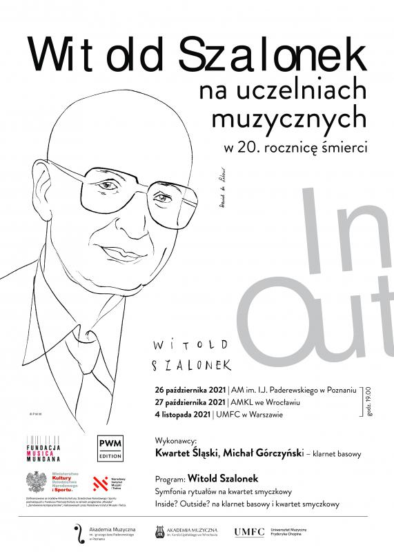 Witold Szalonek na uczelniach muzycznych w 20. rocznic mierci - Kwartet lski i Micha Grczyski w AMKL 