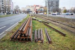 Wrocław -  Prawie 3500 metrów torów - projekt remontu torów na Legnickiej